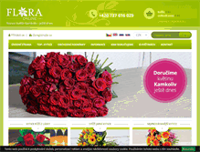 Tablet Screenshot of flora-online.cz